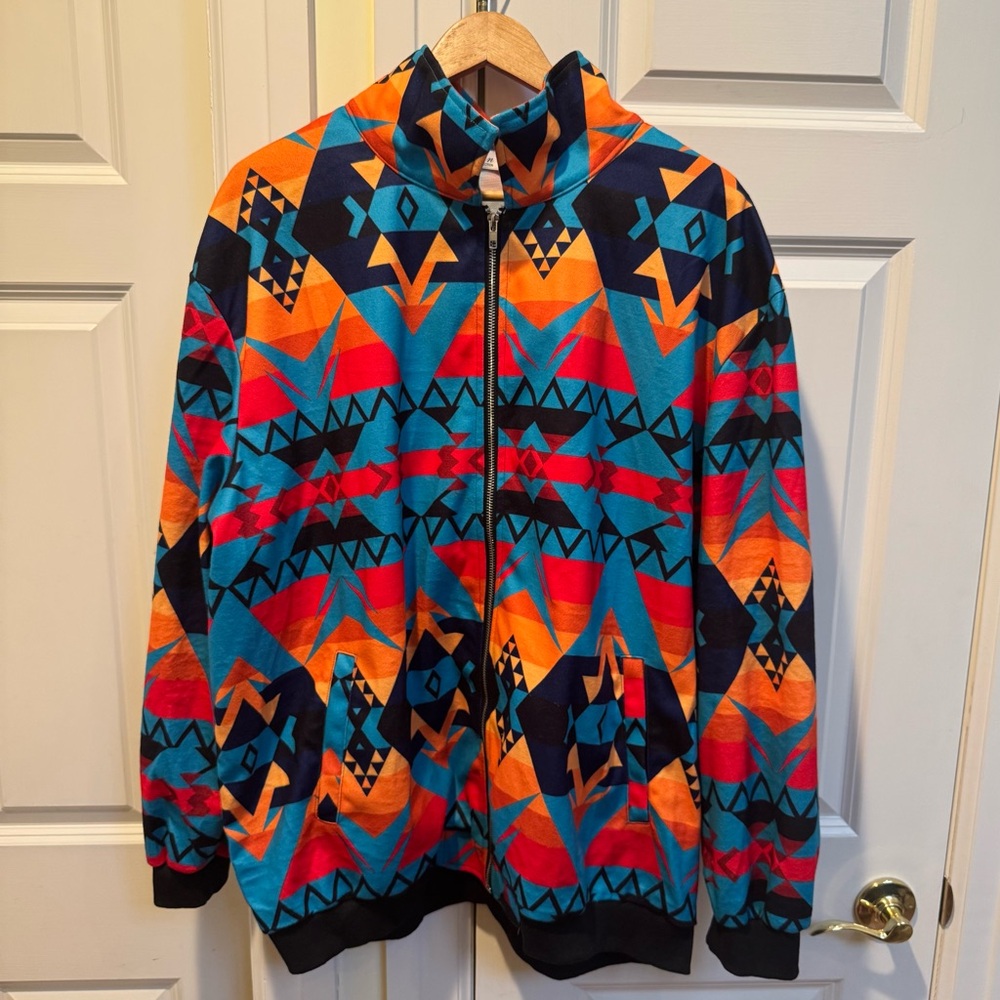 Pendleton Fashion Colorful Geometric Pattern Jacket - Picture 2 of 5